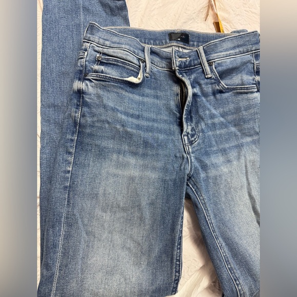 MOTHER Classic Indigo Straight Leg Jeans - Picture 14 of 14